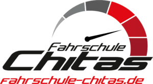 Das Logo der Fahrschule Chitas GmbH zeigt einen Tacho, welcher symbolisch für eine erfolgreiche und zügige Fahrausbildung in Hannover steht.